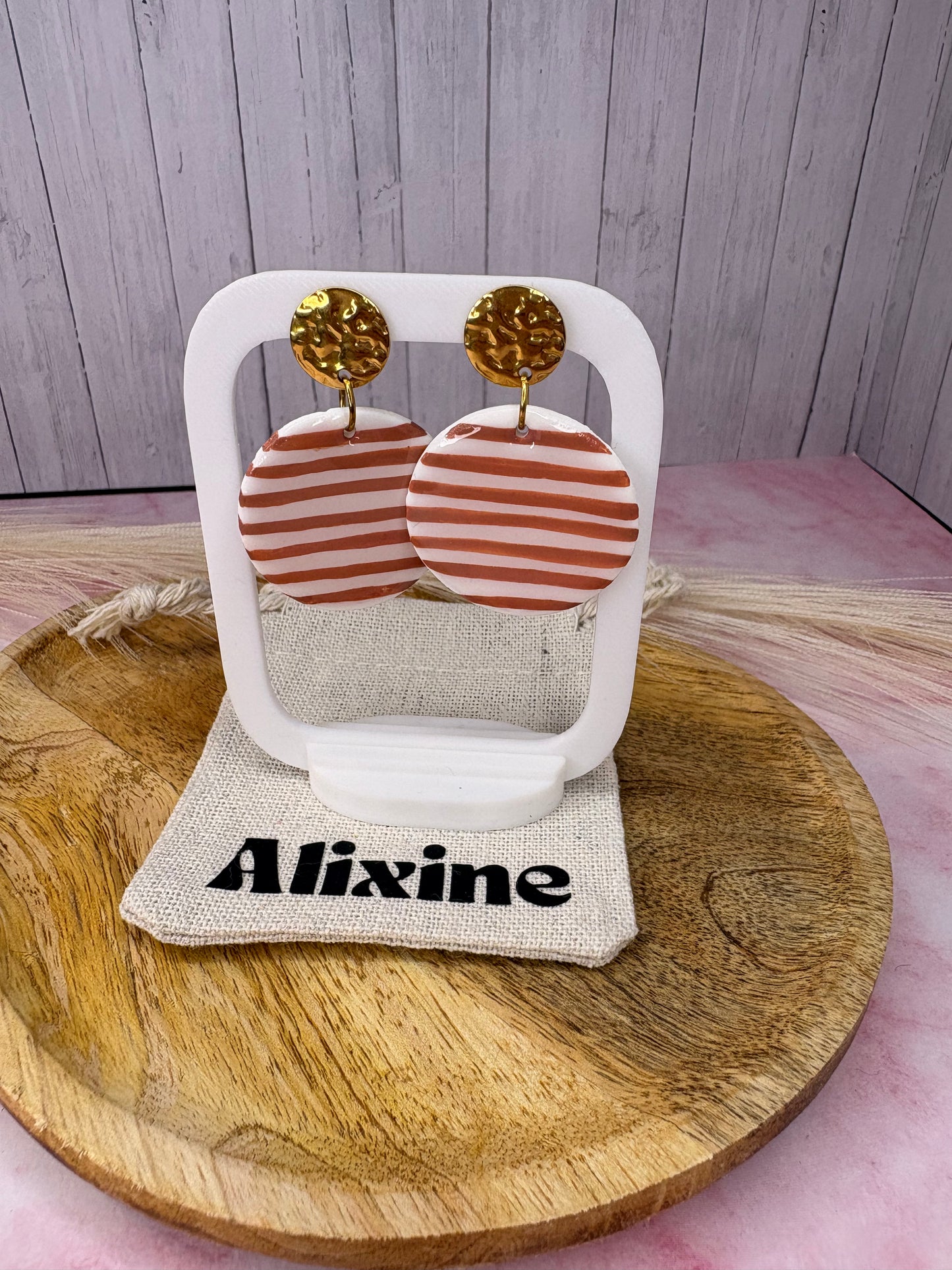 Les boucles d'oreilles Lison - Collection automne