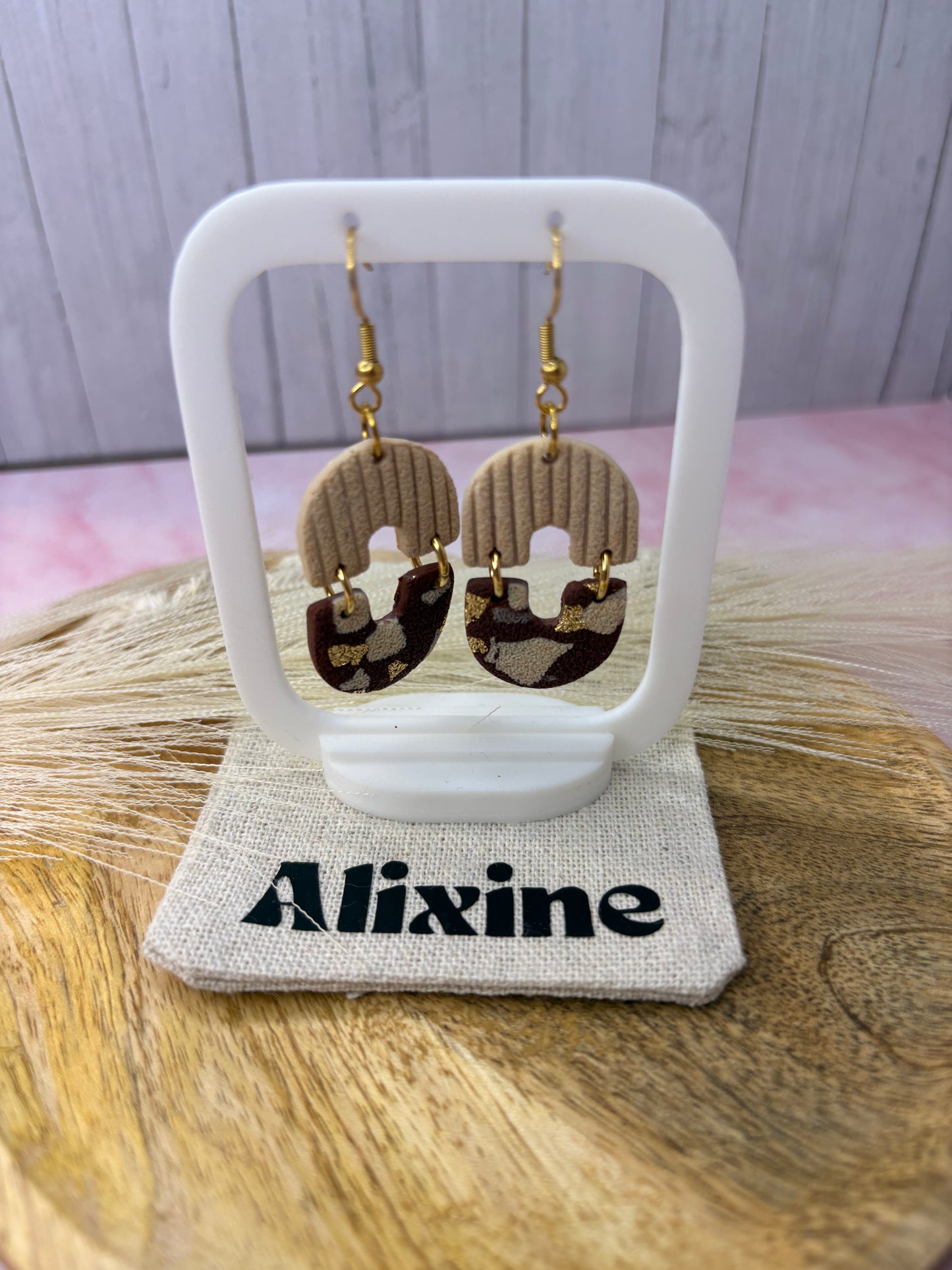 Les boucles d'oreilles Léa - Collection automne