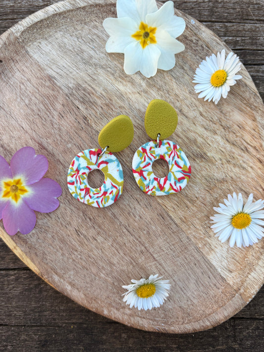 Les boucles d'oreilles Cécile