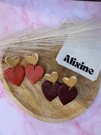 Les boucles d'oreilles Paloma - Collection automne