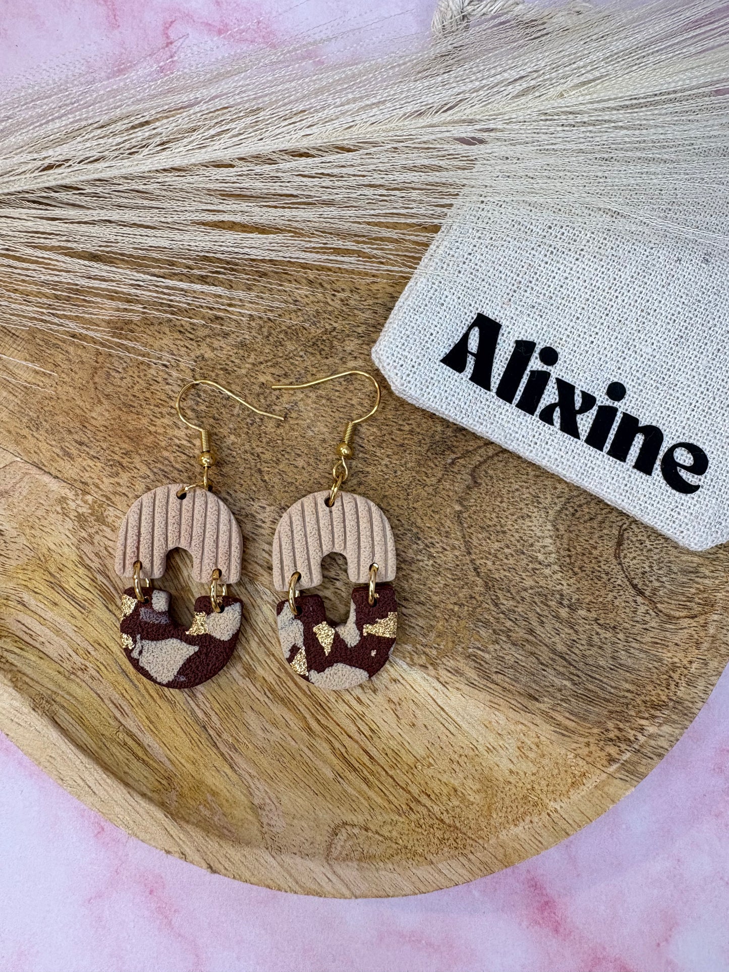 Les boucles d'oreilles Léa - Collection automne