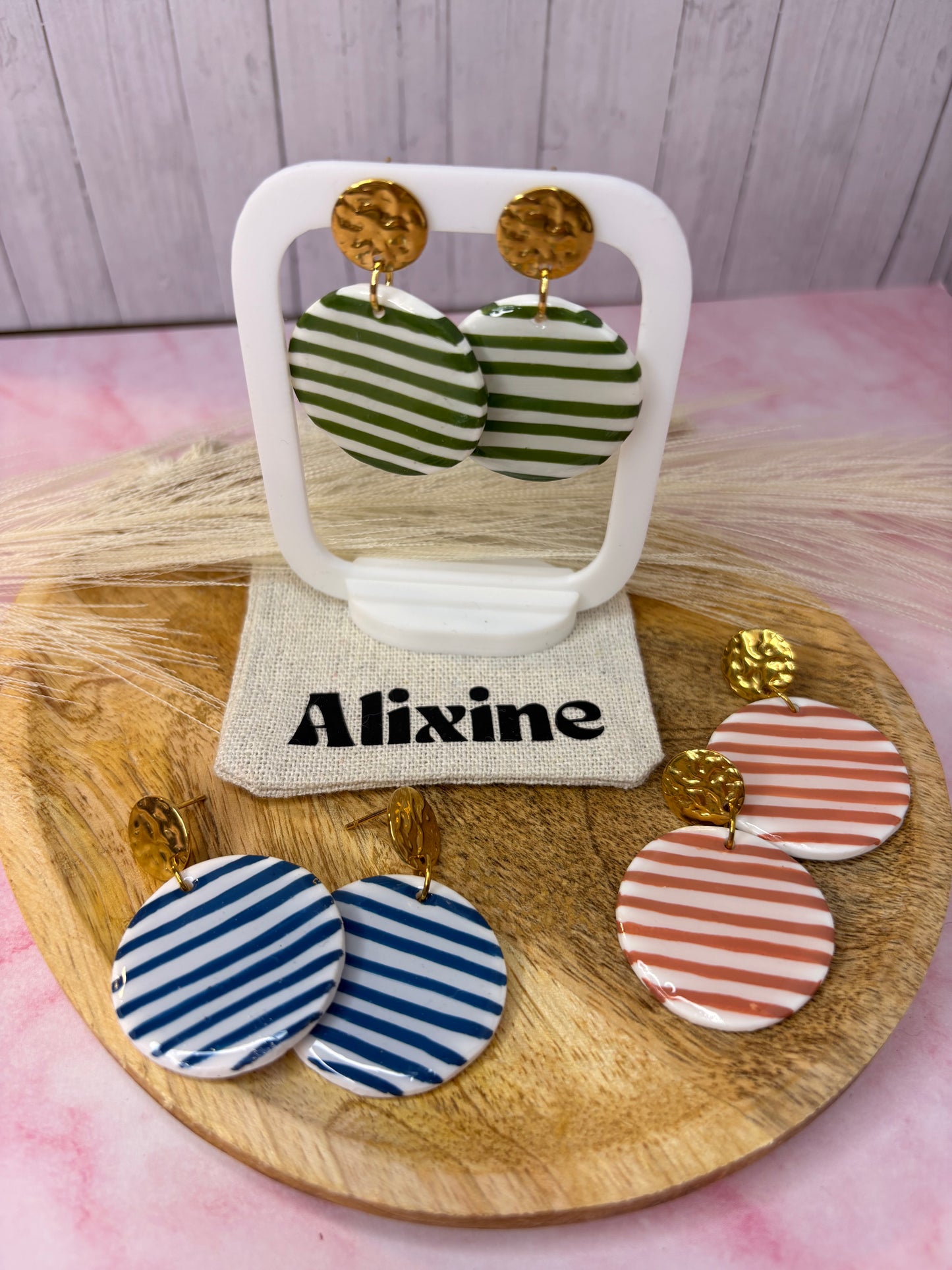 Les boucles d'oreilles Lison - Collection automne