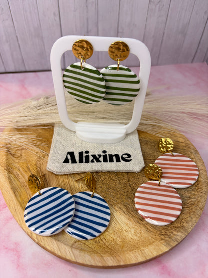 Les boucles d'oreilles Lison - Collection automne