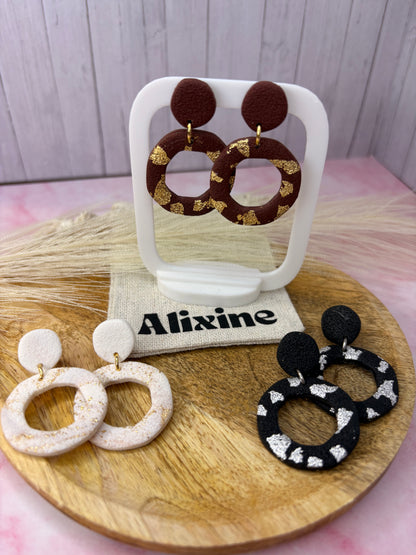 Les boucles d'oreilles Constance -  Collection automne